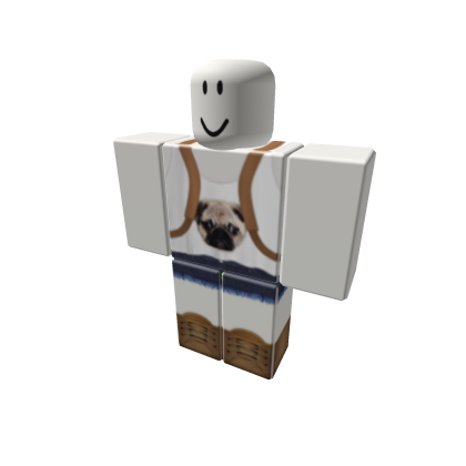 ♥ PUG Tank Top with Backpack & Combats ♥ thumbnail