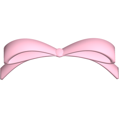 ୨୧ : adorable head bow in pink Roblox item