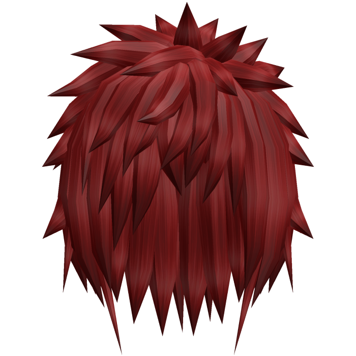 red extreme spiky emo vkei anime boy hair