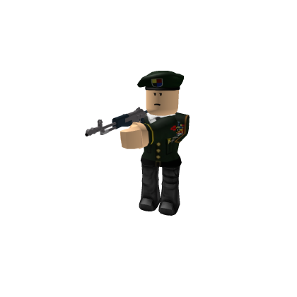 Military NPC With AK47
