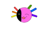 The colorful axolotls