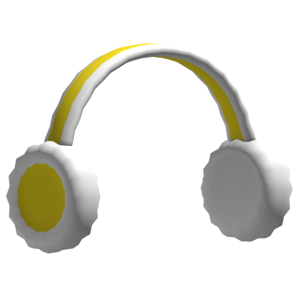 christmas yellow headphone