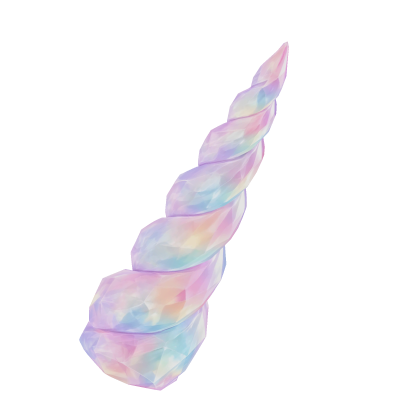 Crystal unicorn horn