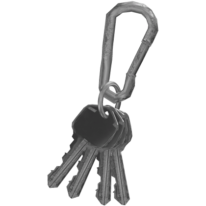 Roblox Item Silver Keychain