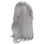 White Straight Long Hair