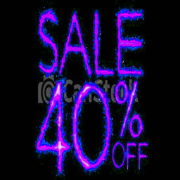 40% Off Items (type item code)