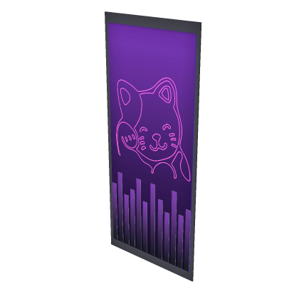 [NEW!] cyberpunk neon cat ad Light Decoration Sign