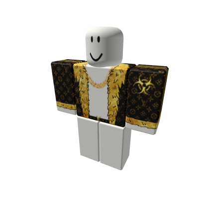 Millionaire LV Gold Coat Gucci Millonario Im Rich - Roblox