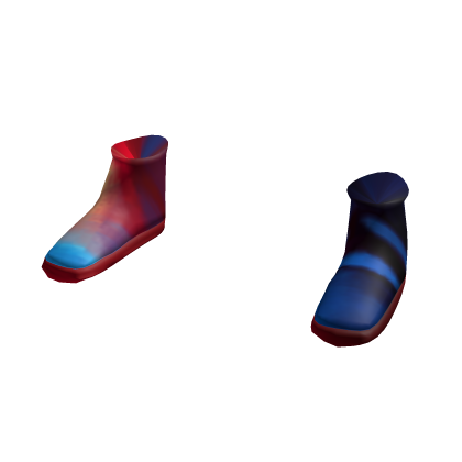 Hypnotic Red & Blue Boots thumbnail