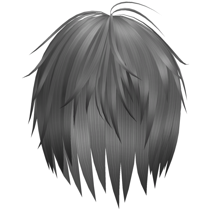 Emo Messy Razor Cut Layered Hair (Gray)
