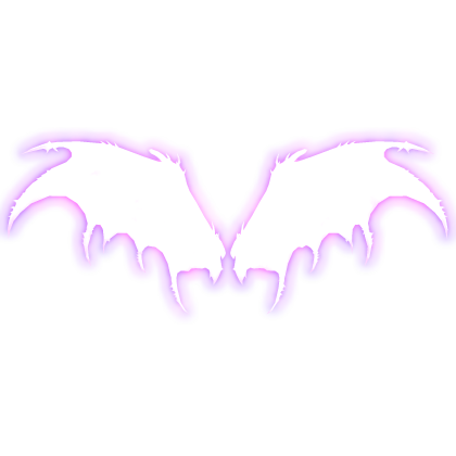 Neon Emissive Glowing Demon Wings (Purple)