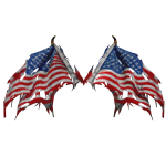 American Flag Wings of Protection