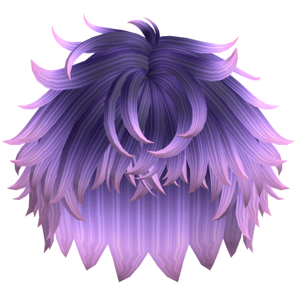 Messy Anime Short Wolfcut (Galaxy Purple)