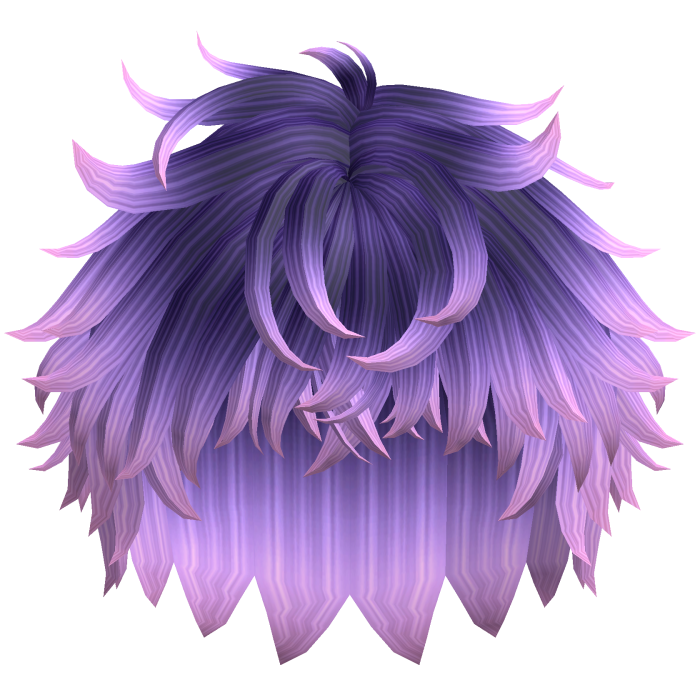 Messy Anime Short Wolfcut (Galaxy Purple)