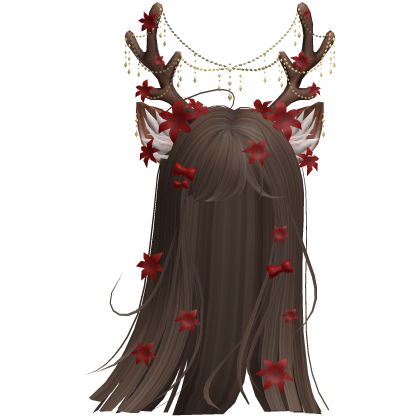 Ethereal Christmas Fairy Fawn Hair w/ Antlers