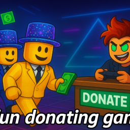 Fun donating game