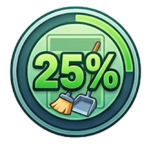 25% Complete!