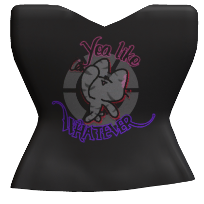 (R6) Black Whatever t-shirt