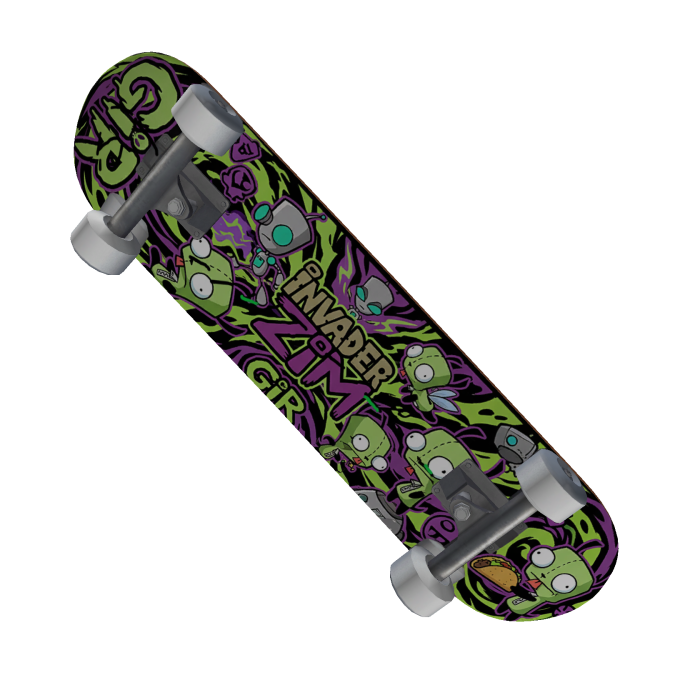 Invader Zim Gir Skateboard