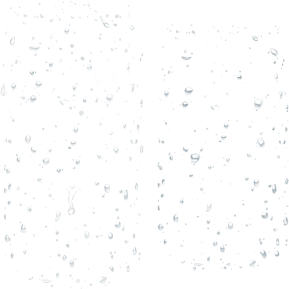 rain droplets filter transparent background effect