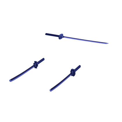 [Handle] Blue Triple Katana thumbnail