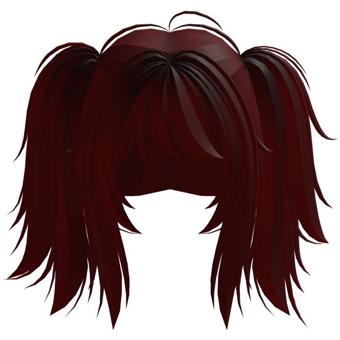 Cute High Pigtail Hair  (Red)