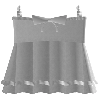 cute ruffled kawaii white dress thumbnail