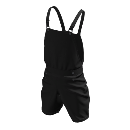 Black Short Overalls