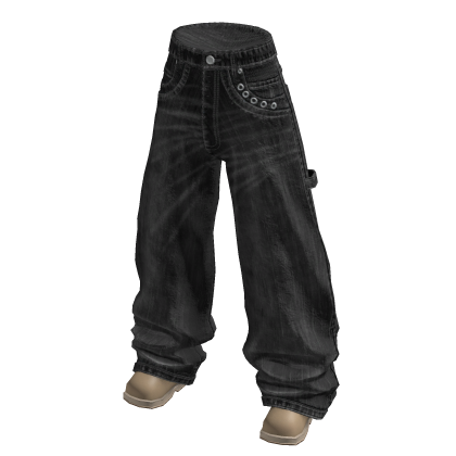 Baggy Carpenter Jeans (Black)