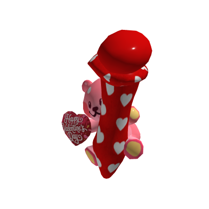 Valentine Day red recolor with gift (For Korblox) thumbnail