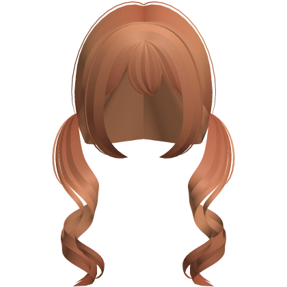 Ginger Wispy Fairy Shoujo Swirly Pigtails