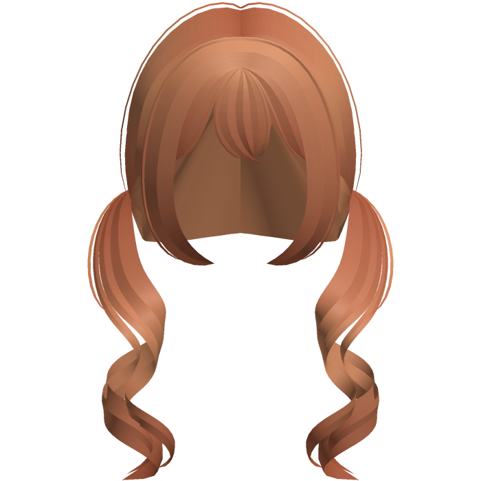 Ginger Wispy Fairy Shoujo Swirly Pigtails