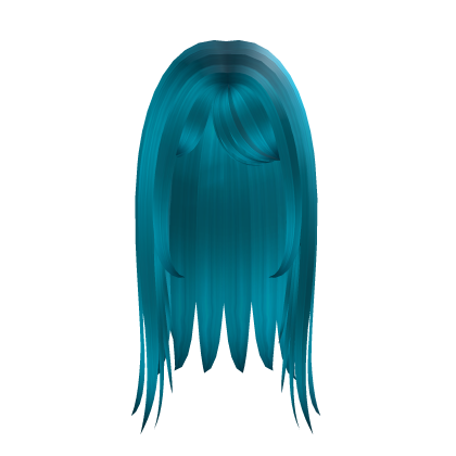 ♡ cute emo cyan hair Roblox item