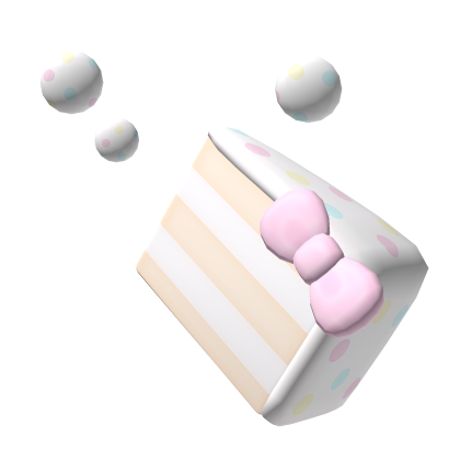 ︵‧˚♡ birthday girl cake Roblox item