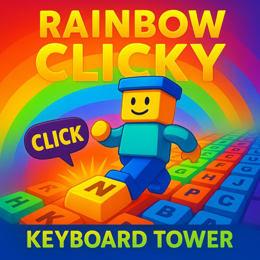[🌈] Rainbow Clicky Keyboard Tower