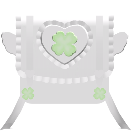 ♡: cute lucky angel backpack in white (3.0)