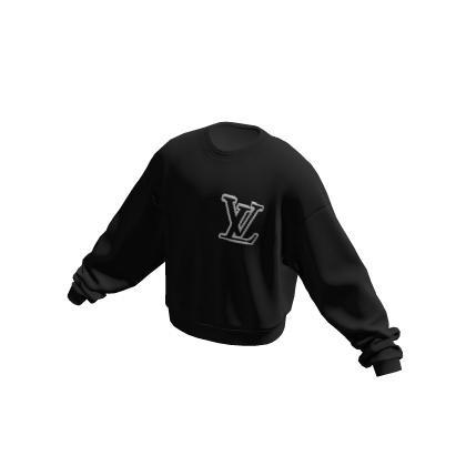 Designer Louis Sweater - Black