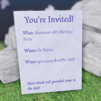 🎉 Abcreator's 18th Birthday Party!