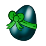 Chrome Blue Egg