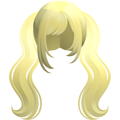 yellow long wavy moe dolly pigtails