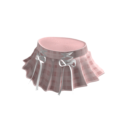 Ribbons Mini Skirt Pink Plaid thumbnail