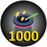 1000 Hat Trick!