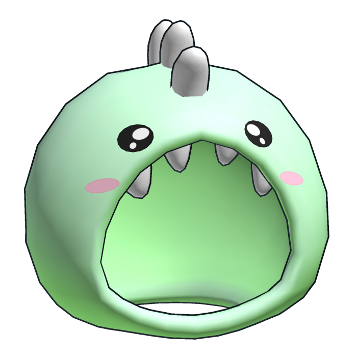 Green Dino Hood