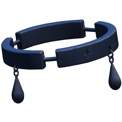 Navy Broken Teardrop Halo