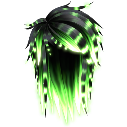 [EMISSIVE] Glowing Green Emo Scene Hair