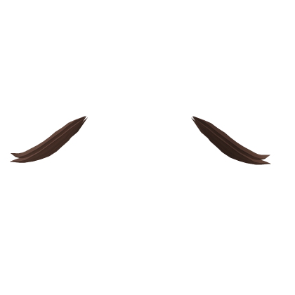♡ : brown droopy kitty hair tufts Roblox item