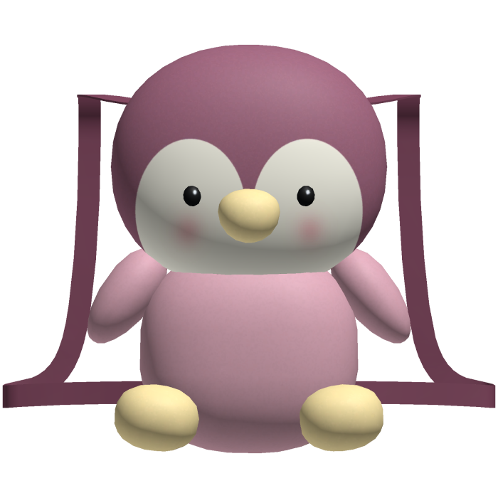 Pink Cute Penguin Plushie Backpack [1.0]