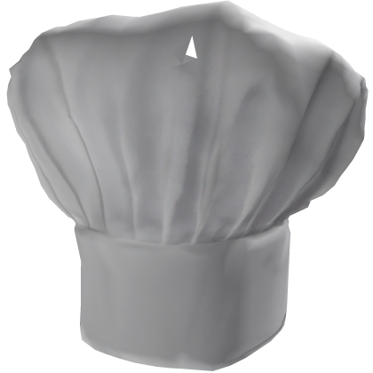 White Tall Chef Cook Hat Roblox item