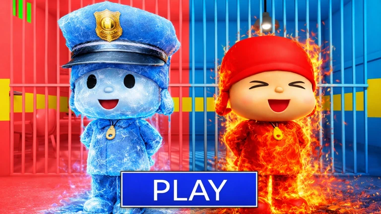 WATER VS FIRE POCOYO PRISON RUN! (Obby) thumbnail