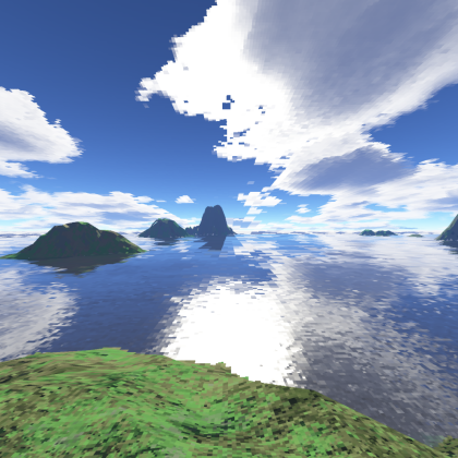 pixelated islands skybox (original)